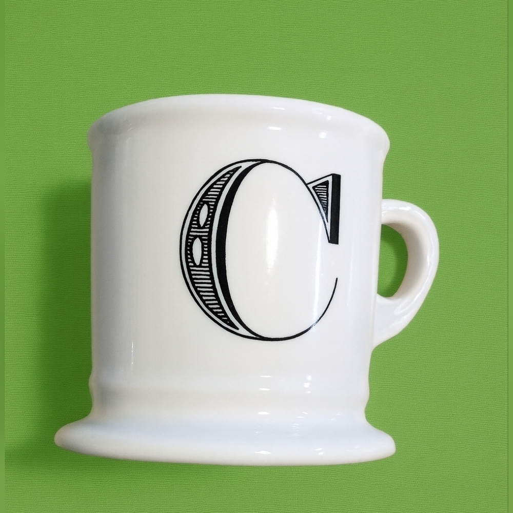 Anthropologie "C" monogram mug